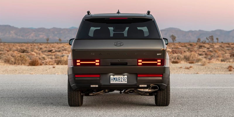 2025 Hyundai Santa Fe rear view