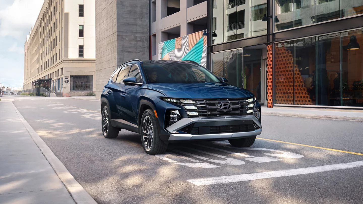 Tucson Limited in Atlantis Blue