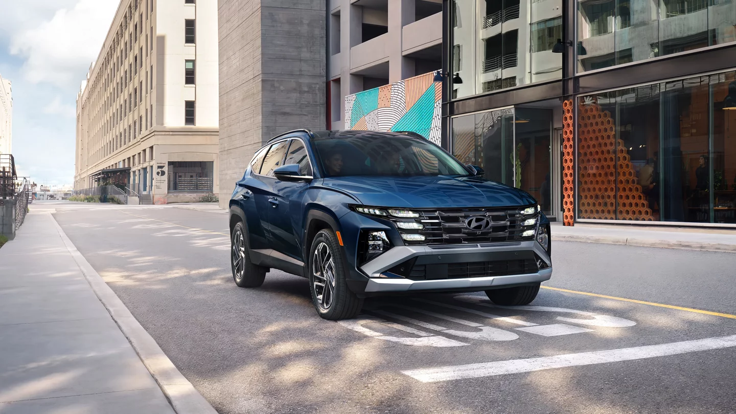 2026 TUCSON Hybrid in Deep Blue Sea